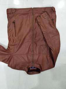 Unisex <b>Camouflage</b> Leather Bomber Jacket Stand Collar Windproof Waterproof Premium Quality Soft Inner Lining Casual Winter Season - Product Image 3