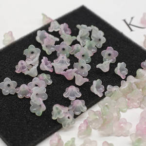 Flor de Campanilla Acrílica, Flor de Campana, Orquídea de Campana, Accesorios para Colgar en el Coche, Sonido de Campana, Suministro en Vivo - Product Image 3