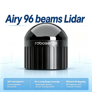 RoboSense Airy LiDAR รุ่นใหม่ 96 ช่องสัญญาณ 360x90 องศา เซ็นเซอร์เลเซอร์ 3 มิติ กันน้ำ IP67 สำหรับการนำทางหุ่นยนต์ภายในและภายนอกอาคาร - Product Image 1