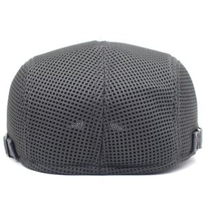 Boina de golf personalizada para hombre, gorra de sol estilo Ivy, gorra de malla, boina de algodón, gorra casual puntiaguda para hombre, gorra transpirable de pico de pato para exteriores. - Product Image 2