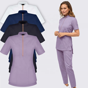 Uniforme médical chaud gommages soins infirmiers en gros concepteur uniforme salle d'opération uniformes de santé Blouses médicales gommages ensemble femmes - Product Image 1