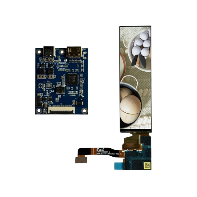 IPS All View Strip Micro Display 3.19 Inch AMOLED Bar OLED Lcd Display+H D M I Board