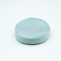 Bande élastique pliable en satin gris menthe, douce et extensible, pour lingerie, sous-vêtements, vêtements pour femmes