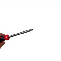 Obeng Torx Titanium Non-Magnetik 100% Kelas Industri Merek Oak T30*100mm Pegangan Plastik Ringan OEM