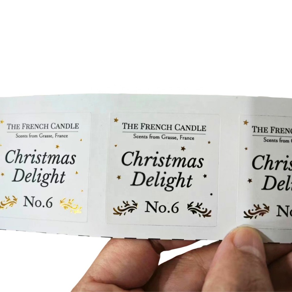 Private Design Product Labels Maker Self Adhesive Vinyl Round Waterproof Sticker Roll Paper Custom Printing Logo Label Stickers