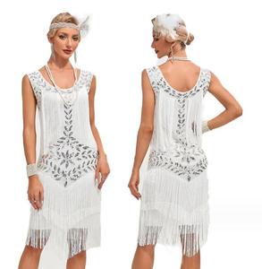 Ecoparty 1920s Flapper Gatsby Costume Accessoires Set Roaring 20s Accessoires Bandeau Perle Collier Gants Cigarette - Product Image 6