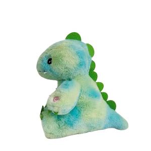 Jouet en peluche <span class=keywords><strong>dinosaure</strong></span> lumineux à LED verte, mignon, doux, rembourré de coton PP, couleur personnalisable, cadeau en gros - Product Image 2