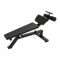 Banc de musculation professionnel robuste et réglable pour abdominaux et sit-ups, machine d'entraînement de base pour la gym