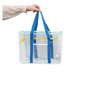 กระเป๋าโท้ท PVC ใสขนาดใหญ่ลายเสือดาว แฟชั่นใหม่ กันน้ำ ปิดด้วยซิป เหมาะสำหรับการเดินทางกลางแจ้งในฤดูร้อน และจัดเก็บเครื่องสำอาง - Product Image 6
