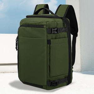 Sac à dos de voyage multifonctionnel résistant à l'eau, extensible 36-55L, grande capacité, pour ordinateur portable, unisexe, couleur unie - Product Image 3