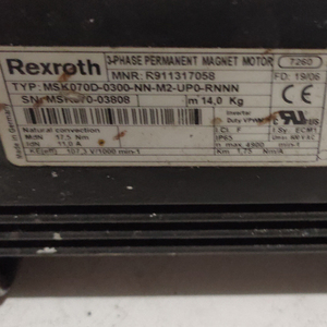 Motor MSK070D-0300-NN-M2-UP0-RNNN para Automatización, Usado en Buen Estado, 3 Meses de Garantía, Hecho en Alemania MSK070D-0300-NN-M2-UP0-RN - Product Image 5