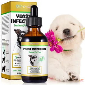 Oimmal Natural Liquid Drops Cellular Health Support Yeast Infection Treatment For Dogs Improves Coat Skin Allergy Itch Relief