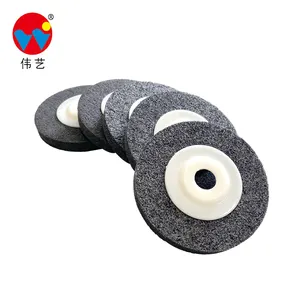 Chaoweiyi — disque non tissé noir en carbure de silicium, 4 pouces, 13mm