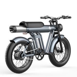 Vélo électrique tout-terrain à suspension intégrale avec pneus larges, cadre de vélo électrique 1200w, entrepôt UE - Product Image 3