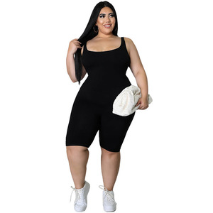 Mono de Verano sin Mangas para Mujer, Talla Grande, Enterizo, Bodycon, Sexy - Product Image 5
