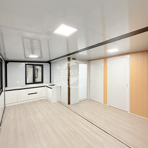 Venda Direta Pré-fabricada 20 ft 40 ft Casa Empilhável avó Apartamento Casa Prefab com Solar Expansível Aço Casa Prokat - Product Image 4