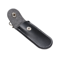 Estuche Protector de Cuero para Memoria USB con Logotipo, Adaptador para Sandisk, Bolsa Negra para Memoria USB Netac, Fundas para Pendrive
