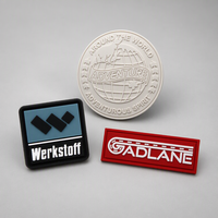 Patch en caoutchouc souple PVC avec logo de marque, design personnalisé en forme de fleur/coeur pour vêtements, chapeaux et articles promotionnels - Faible MOQ disponible