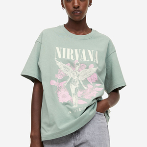 เสื้อยืดคอกลมผู้หญิงยืดได้ดีไซน์ใหม่เสื้อยืดสตรีทแวร์หลากสีที่ทันสมัยที่สุด - Product Image 4