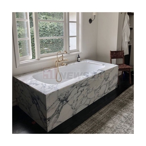 <span class=keywords><strong>Baignoire</strong></span> en marbre naturel Calacatta de style luxueux de taille personnalisée Newstar, de qualité supérieure, pour la maison, <span class=keywords><strong>baignoire</strong></span> intérieure - Product Image 1