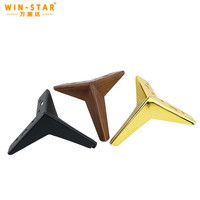 WINSTAR Metall möbel Tischbeine Konische Gold Sofa Kleider schrank Schrank Möbel Bein