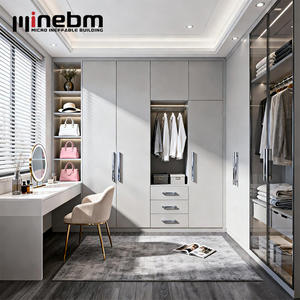Custom Luxury Modern Design Wardrobe With Glass Door American High End Design Bedroom Closet <strong>Furniture</strong> With <strong>LED</strong> <strong>Light</strong> - Product Image 2