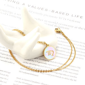 Collar <span class=keywords><strong>con</strong></span> <span class=keywords><strong>nombre</strong></span> personalizado del zodiaco para <span class=keywords><strong>mujer</strong></span>, joyería <span class=keywords><strong>de</strong></span> moda, joyería chapada en <span class=keywords><strong>oro</strong></span> - Product Image 3