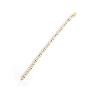 남성용 힙합 금도금 구리 다이아몬드 링크 체인 목걸이 3mm/4mm/5mm 풀 아이스드 아웃 CNAS 인증 파티용 - Product Image 2