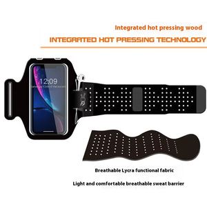 Outdoor Sports Phone Armband Waterproof Multifunctional Wrist Arm Bag <b>Running</b> Neoprene PVC Cotton Lining Compatible Jogging - Product Image 4