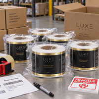 Impression d'étiquettes personnalisées, étiquettes de logo pour bouteilles, autocollants, étiquettes d'emballage cosmétique privées pour les flacons de soins de la peau