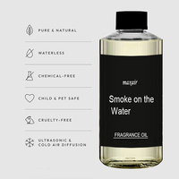 Diffuseur d'air froid électrique 500 ml pour huiles essentielles, parfum longue durée, collection hôtelière, senteur fumée et eau