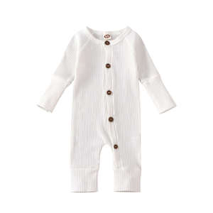 Mono de Invierno para Bebé de Alta Calidad, Pijama de Manga Larga de Color Sólido, Ropa de Bebé 100% Algodón - Product Image 4