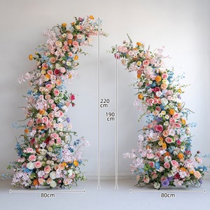 <span class=keywords><strong>Fleurs</strong></span> artificielles en soie préservées, arche florale réaliste, composition florale élégante, centres <span class=keywords><strong>de</strong></span> <span class=keywords><strong>table</strong></span> du Nouvel An pour mariage - Product Image 2