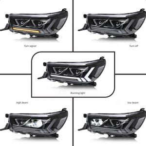 Piezas de Rendimiento para Autos de Carreras, Kit de Faros Delanteros GZ04, Faros Antiniebla LED para Auto, Ensamblaje de Faros Modificados para Toyota Hilux 2015-2019 - Product Image 2