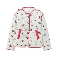 Veste Manteau Confortable et Chaude pour Femme, Nouveau Style 2025, Imprimé Frais, Col Rond Ample, Boutons, Personnalisable avec Logo, Vente en Gros