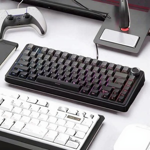 ใหม่ AULA F75 คีย์บอร์ดแบบมีสาย 80 คีย์/2.4G RGB คีย์บอร์ดแบบกลไกแบบกำหนดเองสีดำไดโอดเปล่งแสง 1 อีเธอร์เน็ต RBG เกมสาม - Product Image 6