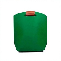 Sac de rangement pour vêtements en feutre durable, moderne, carré, à roulettes, compressé sous vide, avec housse anti-poussière, écologique, pour le voyage
