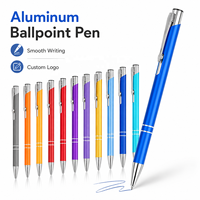 Stylo à bille universel promotionnel à pointe métallique avec stylet pour tablette et téléphone, personnalisable avec logo – Vente chaude
