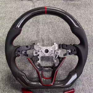 พวงมาลัยคาร์บอนไฟเบอร์แบบกำหนดเองสำหรับรถยนต์ฮอนด้าแอคคอร์ดรุ่นที่ 10 ปี 2018-2023 อุปกรณ์ตกแต่งภายในรถยนต์ - Product Image 5