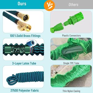 <strong>Best</strong> Water <strong>Garden</strong> <strong>Hose</strong> With Plastic <strong>Quick</strong> <strong>Connector</strong> Fittings Expandable <strong>Garden</strong> <strong>Hose</strong> for Outdoor Watering Plants - Product Image 4