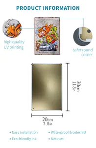 <span class=keywords><strong>Plaque</strong></span> en métal personnalisée en gros avec impression UV Décoration murale rustique de ferme <span class=keywords><strong>Plaque</strong></span> de bar de garage de <span class=keywords><strong>cuisine</strong></span> - Product Image 6