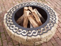 Bol de feu multifonction, rond de fosse de feu, pour l'extérieur, mm