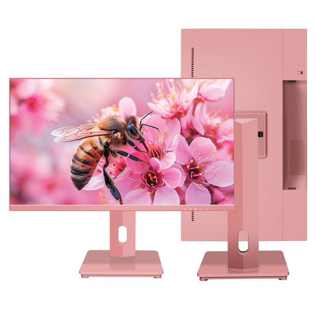New Style Hot Selling OEM ODM Direct Factory pink 27 Inch 2K Frameless Gaming PC Monitors Desktop Office Screen