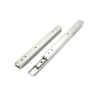 Glissière de tiroir en acier laminé à froid épaissi Truslide, largeur 20 mm, 6-20 pouces, charge 20 kg pour applications industrielles et armoires