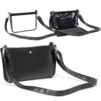 Sac de Stade Transparent Tendance pour Femme avec Mode Confidentialité et Housse Extérieure Amovible – Conforme aux Règles des Stades pour Concerts et Événements Sportifs
