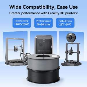 Filamento para Impresora 3D Creality PLA 1.75mm 2Kg Negro para Impresión 3D Fuerte Adhesión Sin Enredos - Product Image 4