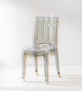 Venta al por mayor de muebles de hotel para banquetes moderno de plástico con respaldo alto de vidrio transparente para eventos, <span class=keywords><strong>alquiler</strong></span> transparente para bodas, sillas acrílicas - Product Image 3