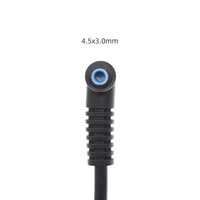 Embouts bleus DC 4.5*3.0mm prise d'alimentation pour adaptateur pour ordinateur portable HP PC avec câble de Port femelle TYPE C