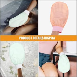 ถุงมือขัดผิวไหมแท้ 100% จากตุรกี รูปทรงวงรี สำหรับดูแลผิวกาย ขายดีจากโรงงาน (OEM) - Product Image 4