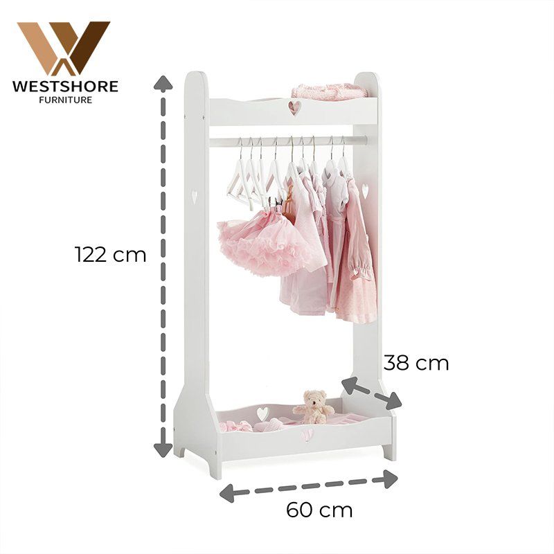 Бытовые товары, детская вешалка для одежды, детская вешалка для одежды с колесами и хранилищем, подвесной шкаф, подставки для одежды, мебель